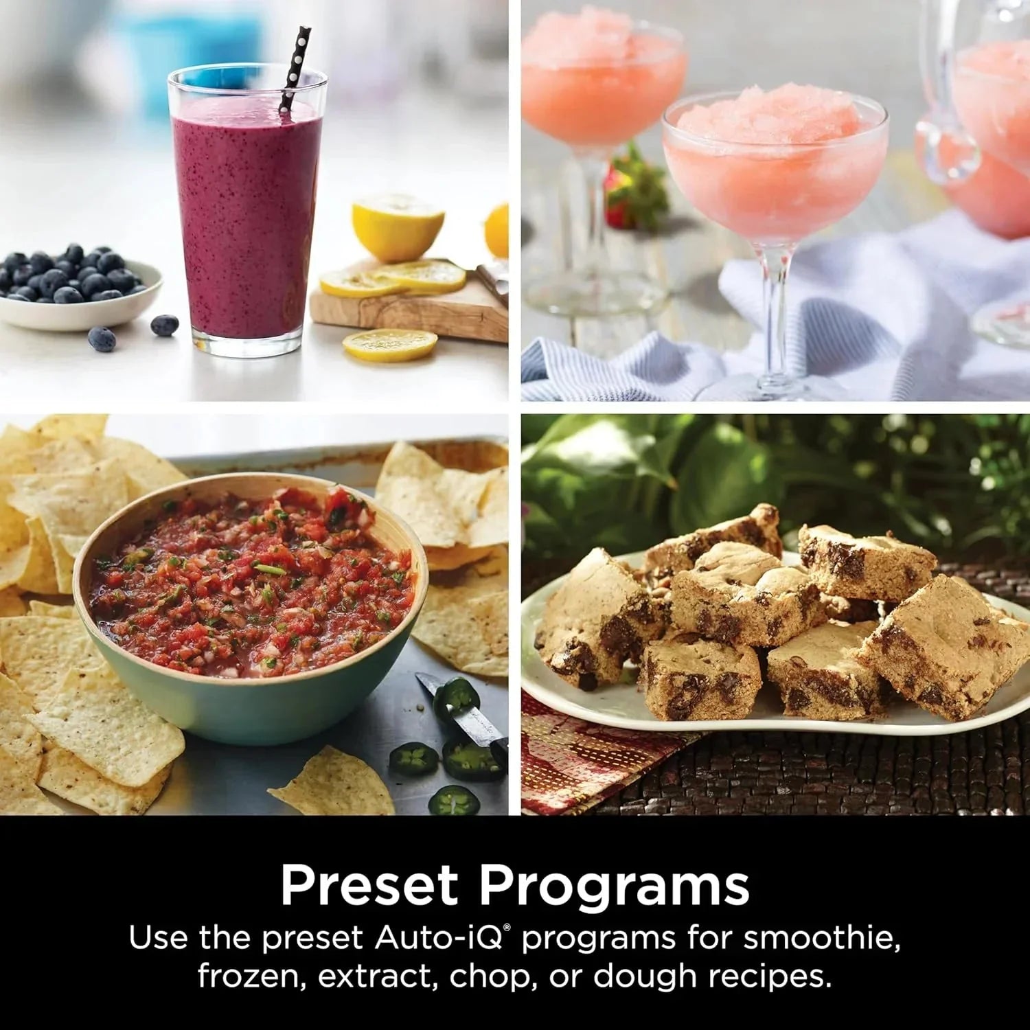 Blender Featuring Mega Kitchen System, 1500W, 4 Functions for Smoothies, Processing, Dough, Drinks and More, With 72 Blender Pitcher, 64 Processor Bowl