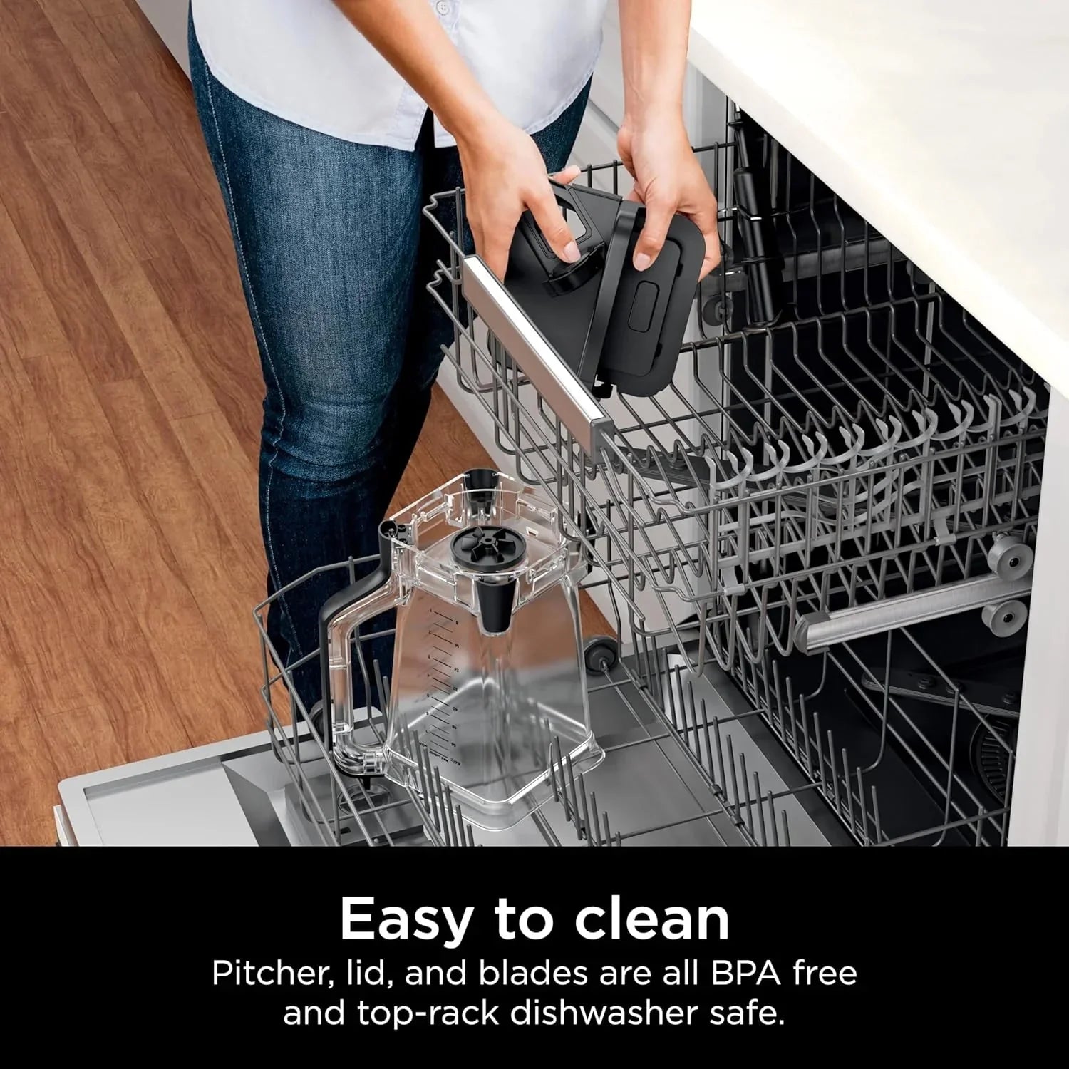 Blender Featuring Mega Kitchen System, 1500W, 4 Functions for Smoothies, Processing, Dough, Drinks and More, With 72 Blender Pitcher, 64 Processor Bowl