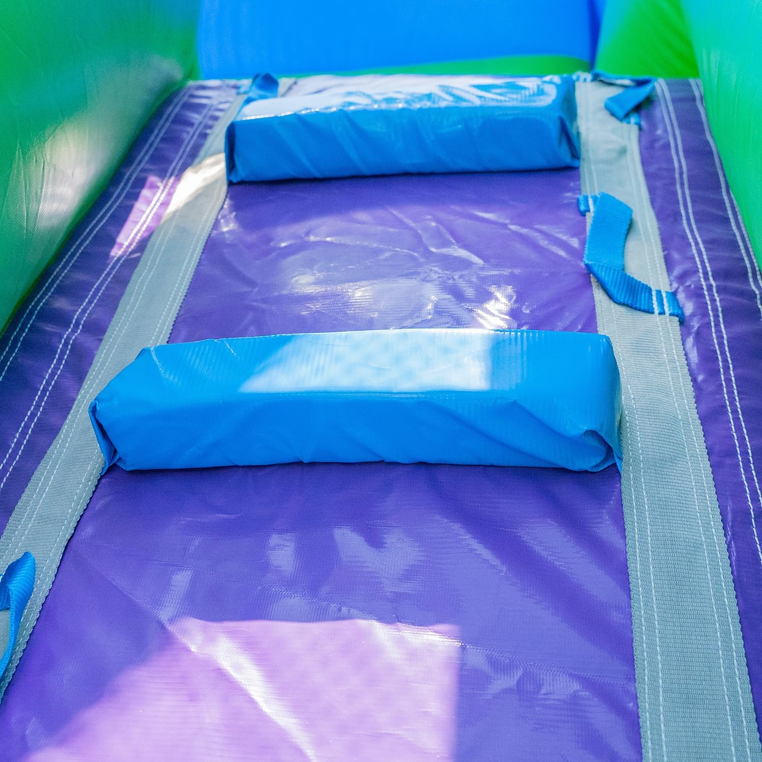 1787741910_vORHYIE6 Water Slide - 16' Purple Tropical Lightweight Premium Commercial Grade, Inflatable with Attached Pool for Kids and Adults (with Blower) - Wet