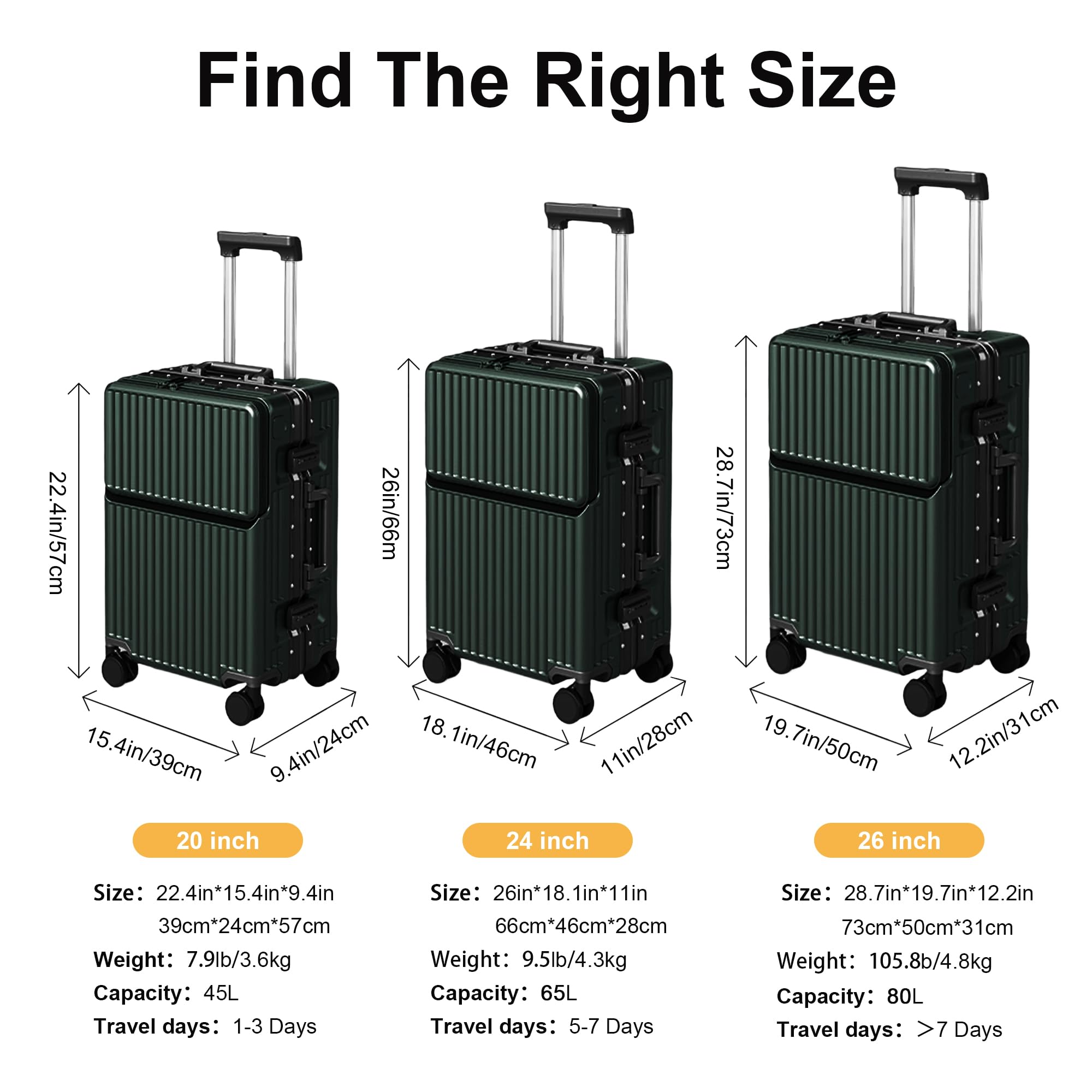 1787745382_N5PZXpBV Zipperless Polycarbonate Expandable Carry-on Suitcase