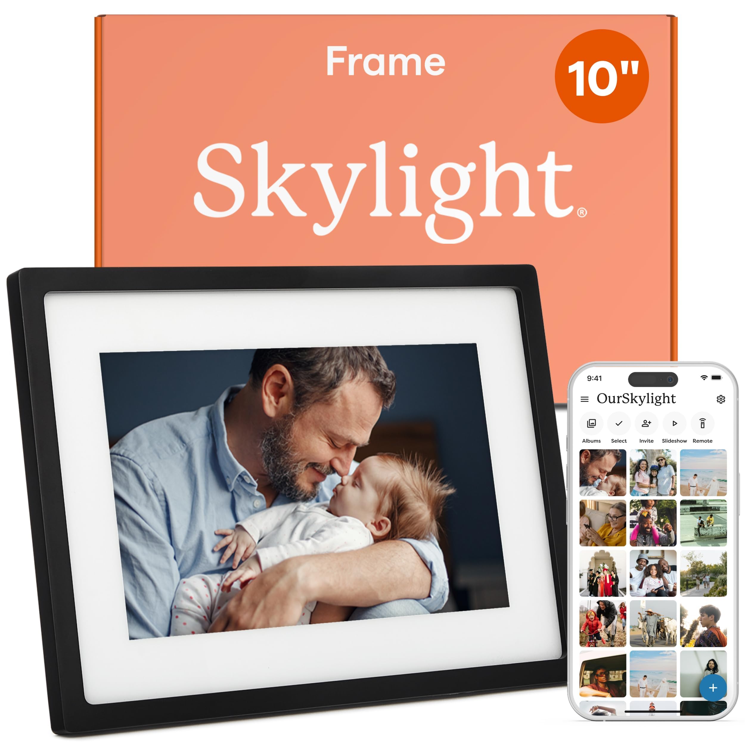 Wi-Fi cyfrowy Picture rama, 10 cali Touch ekran