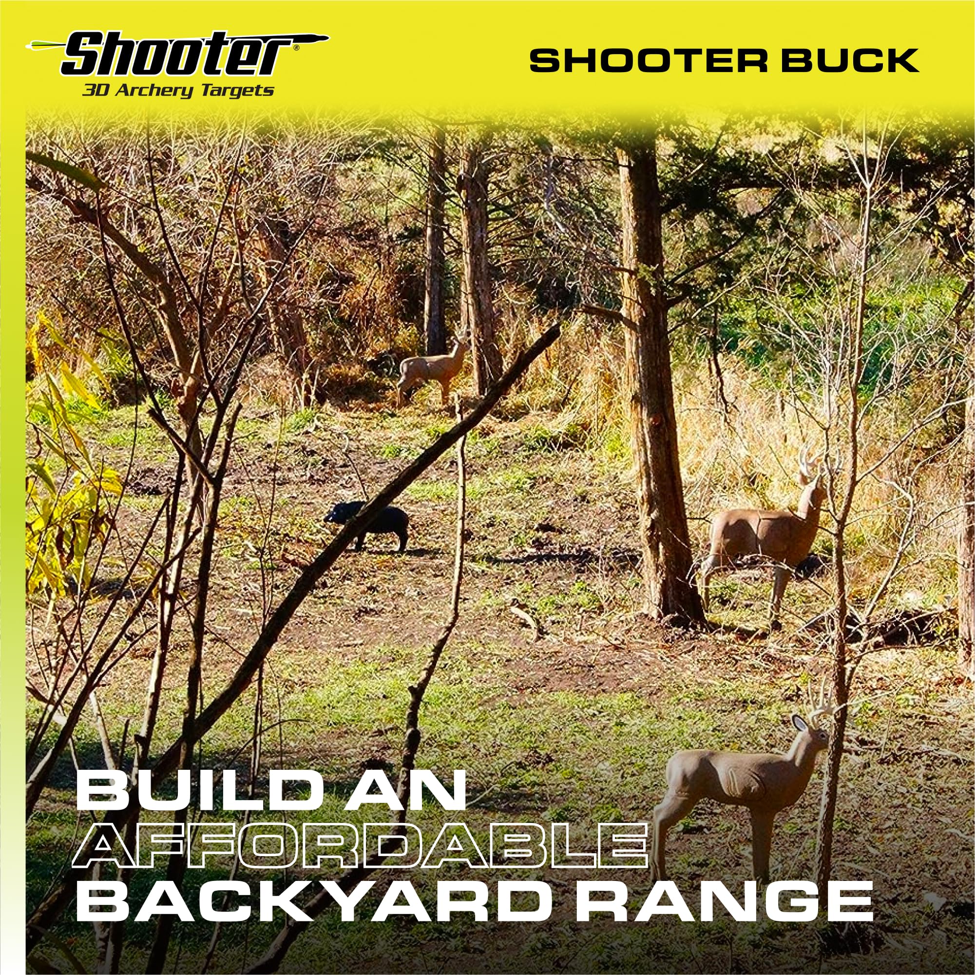 Buck 3D Archery Target z Weather-resistant, Durable Foam