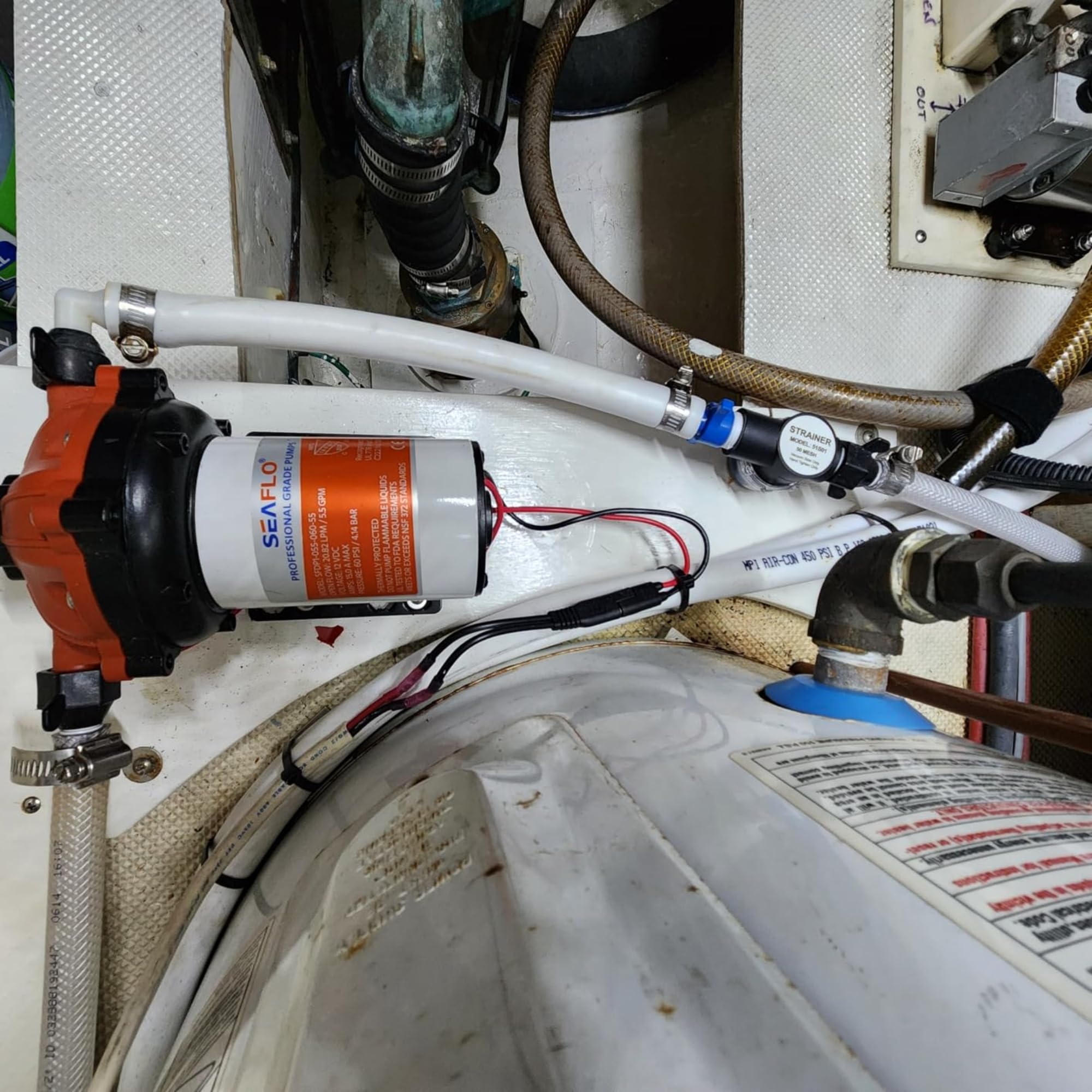 Pompa wodna, 55 seria 12V RV, 5.5 GPM wzmocniony