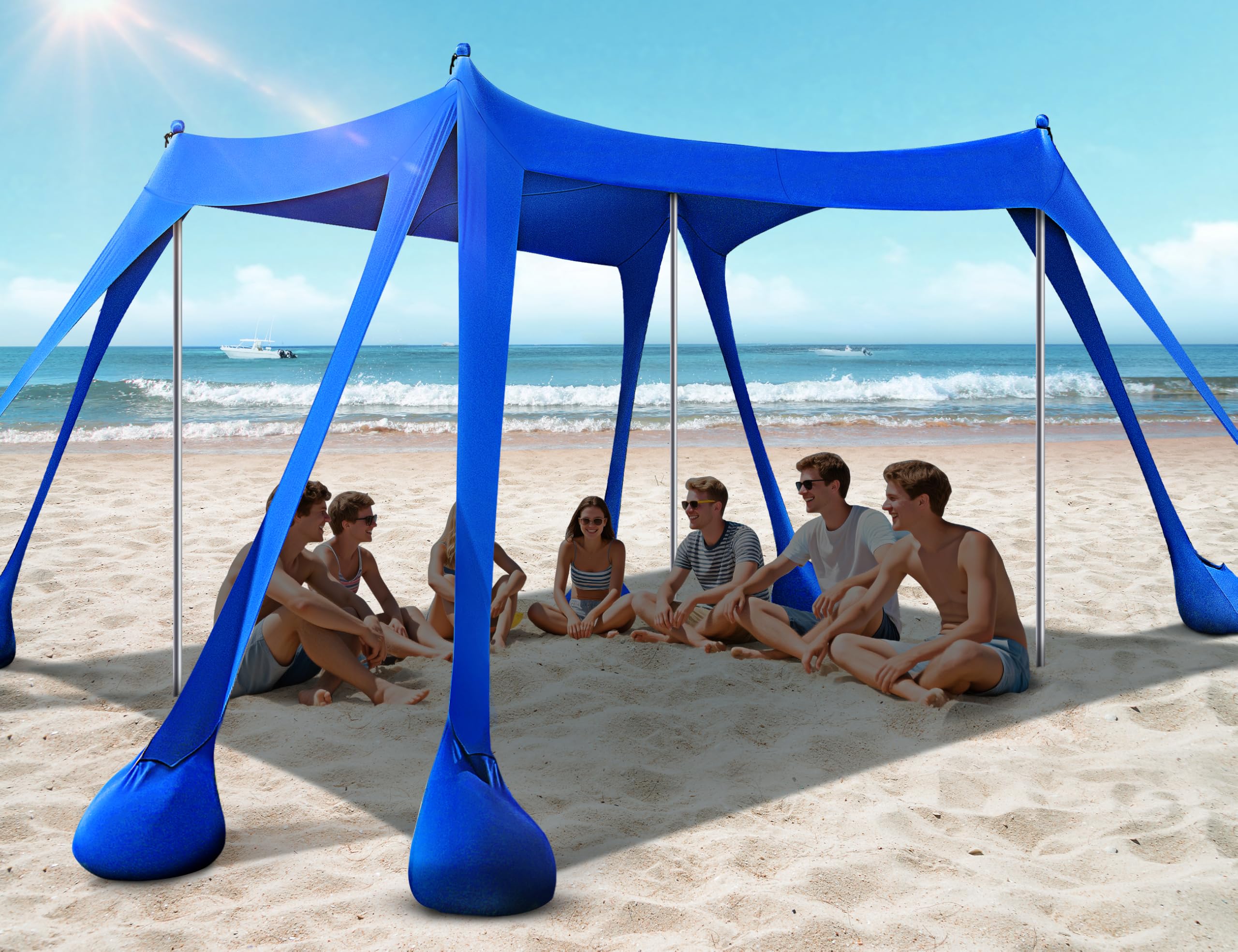 Zadaszenie, plazowy namiot 10 X 10ft UPF50+ UV Protection