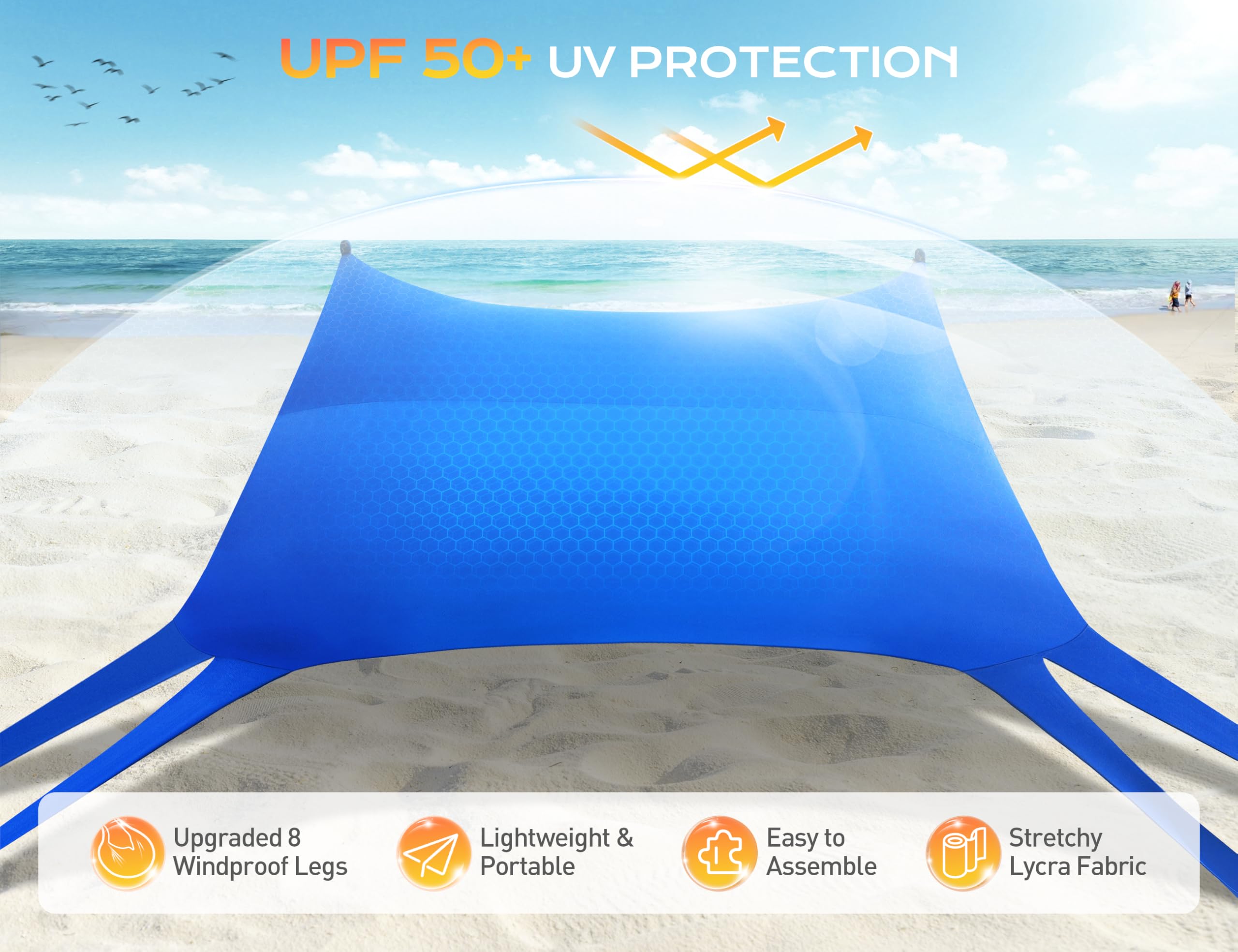 1787747723_Zfh7aAvU Zadaszenie, plazowy namiot 10 X 10ft UPF50+ UV Protection