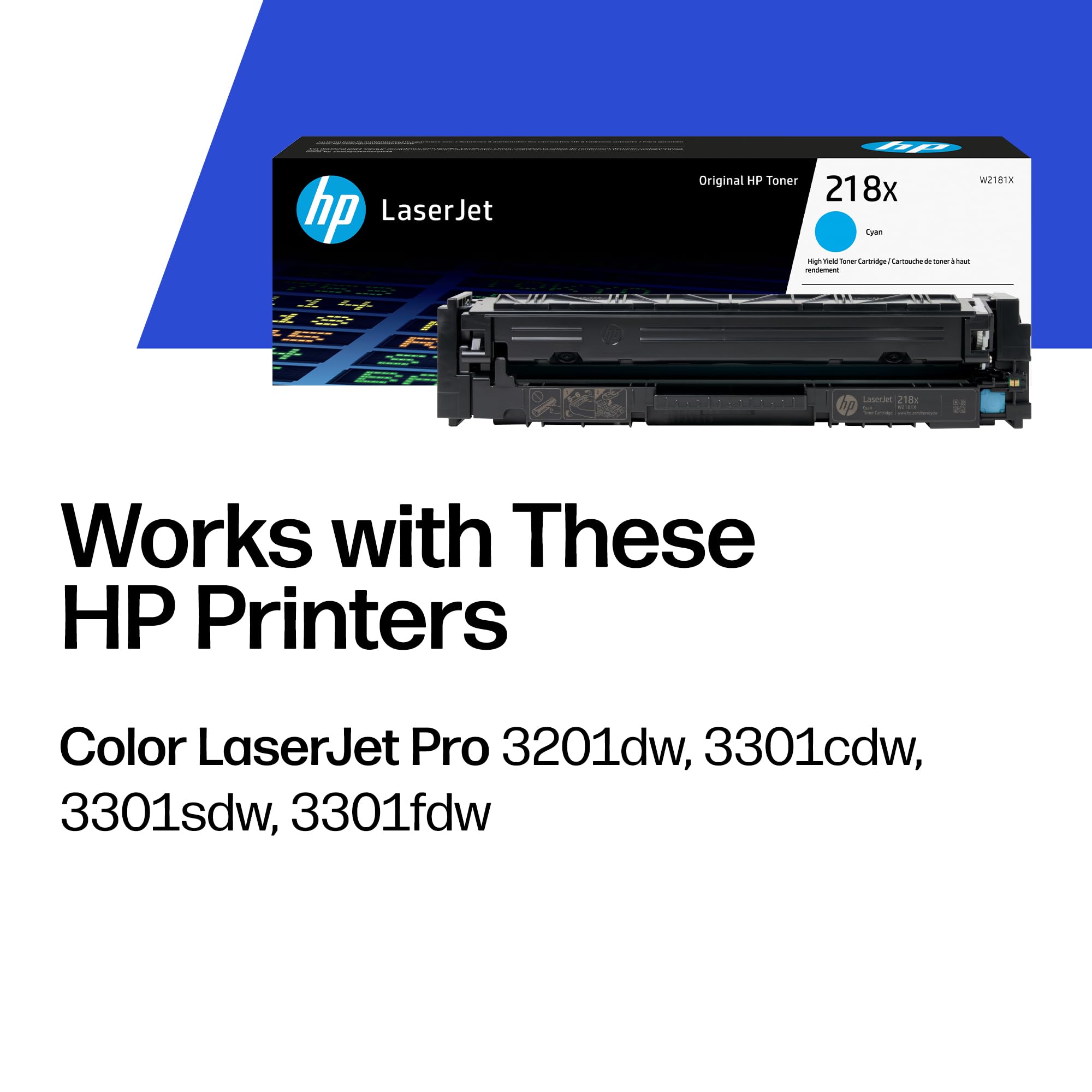 218X Cyan High-yield toner wkład, do Pro