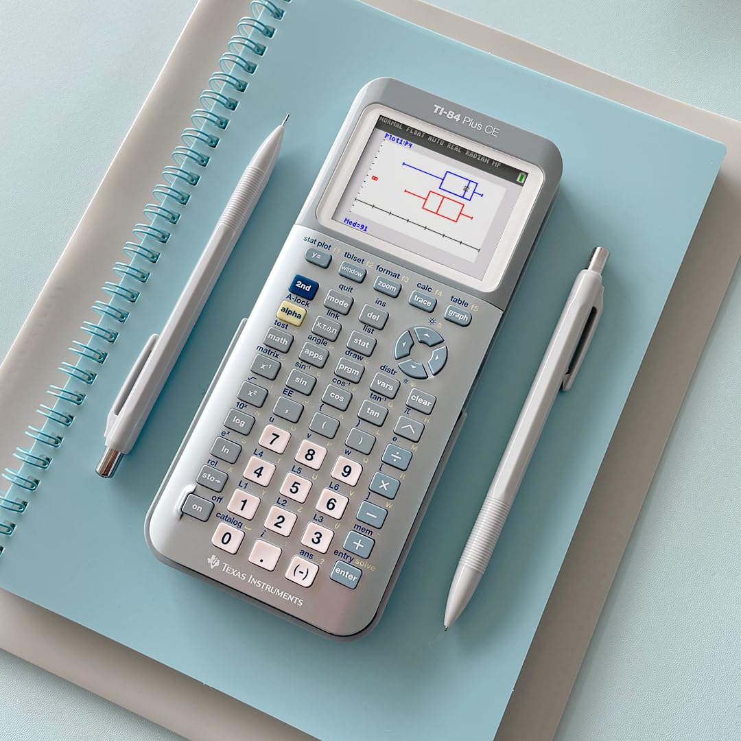 TI-84 Plus Ce Graphing Calculator, Fractal Frost