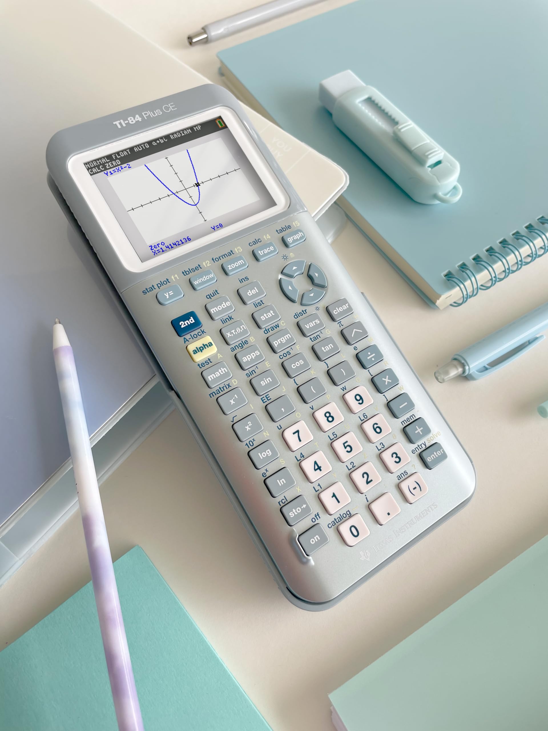 TI-84 Plus Ce Graphing Calculator, Fractal Frost