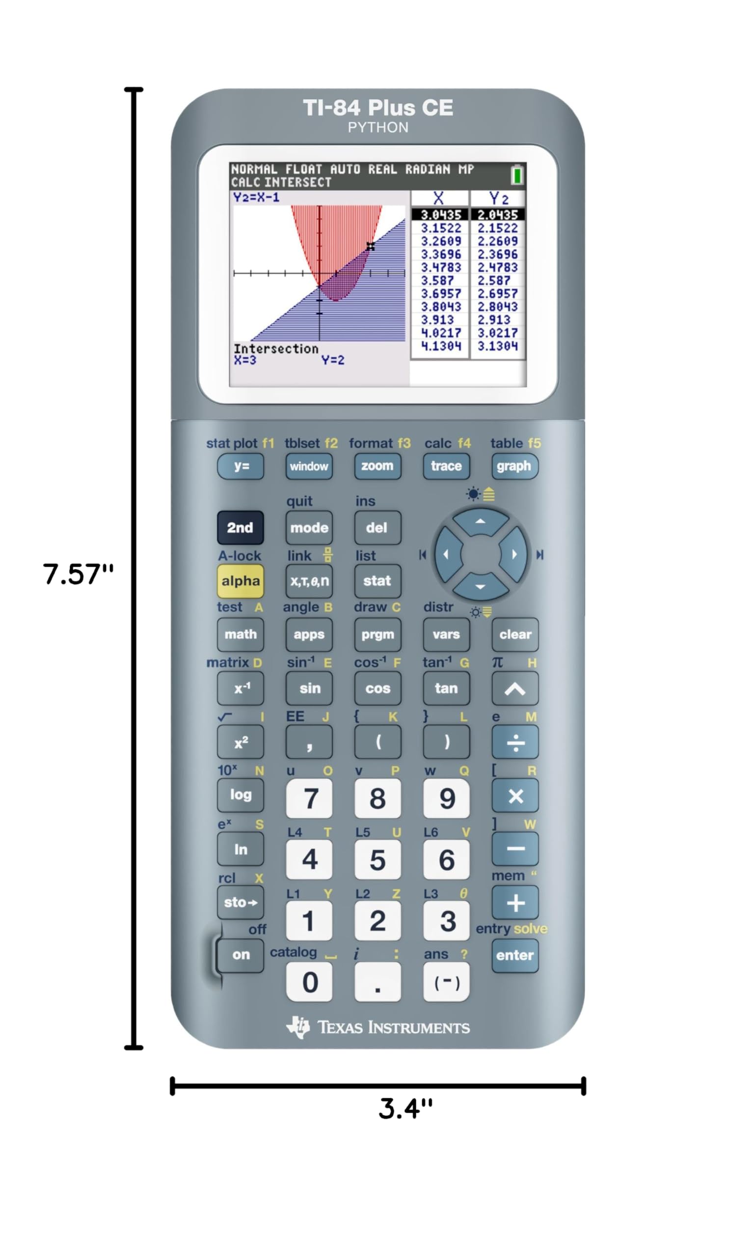 TI-84 Plus Ce Graphing Calculator, Fractal Frost