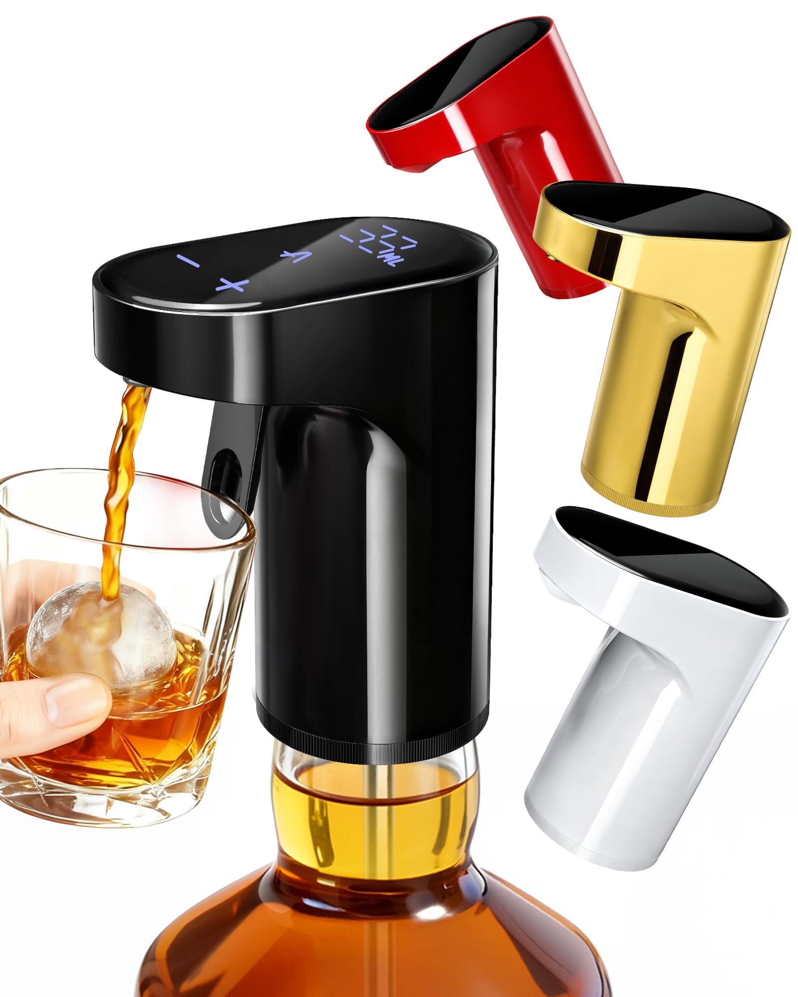 Elektryczny Whisky Dispenser i Wine Aerator, czarny