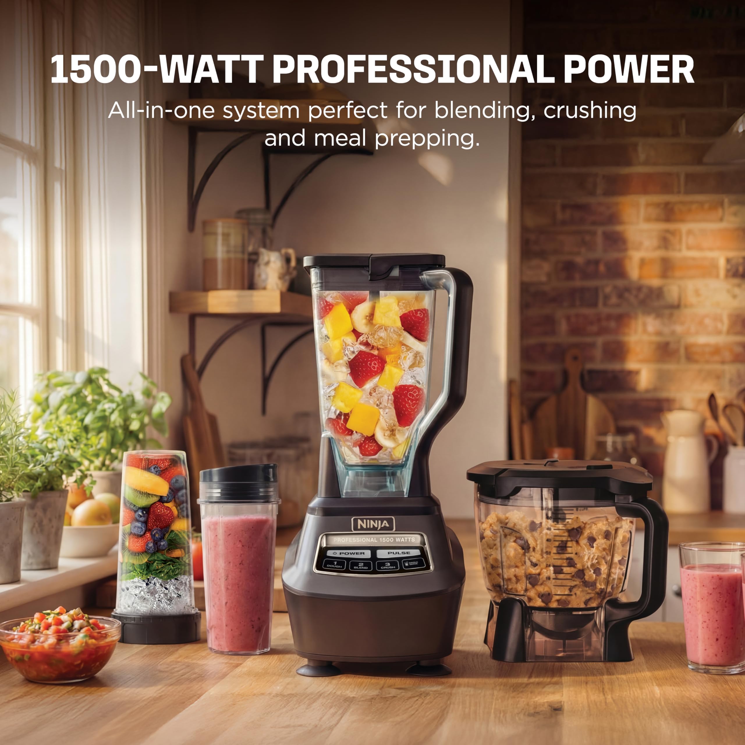Kuchenny system 1500W i Blender żywności Processor
