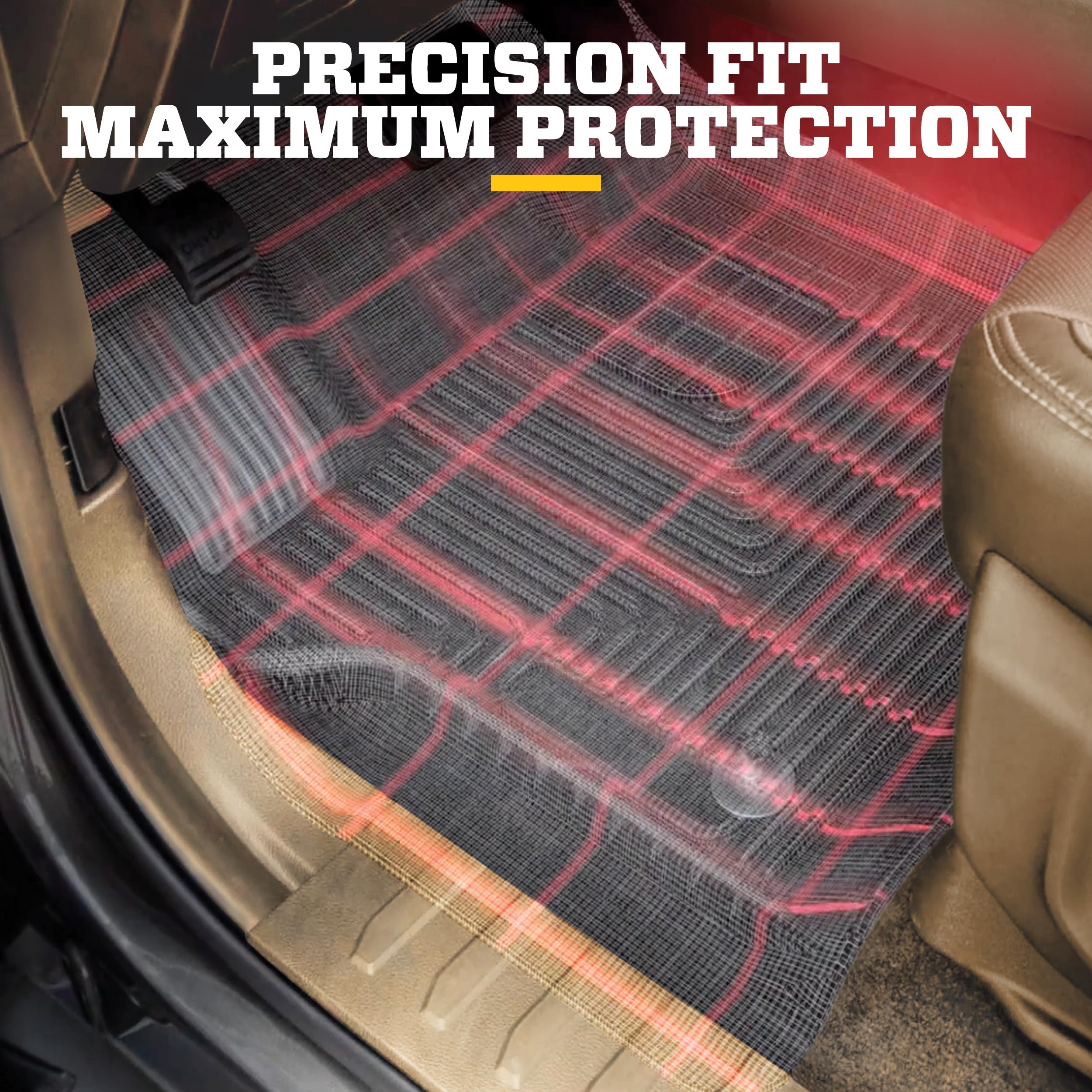 Liners Weatherbeater podłoga Mats, do 2015- F-150