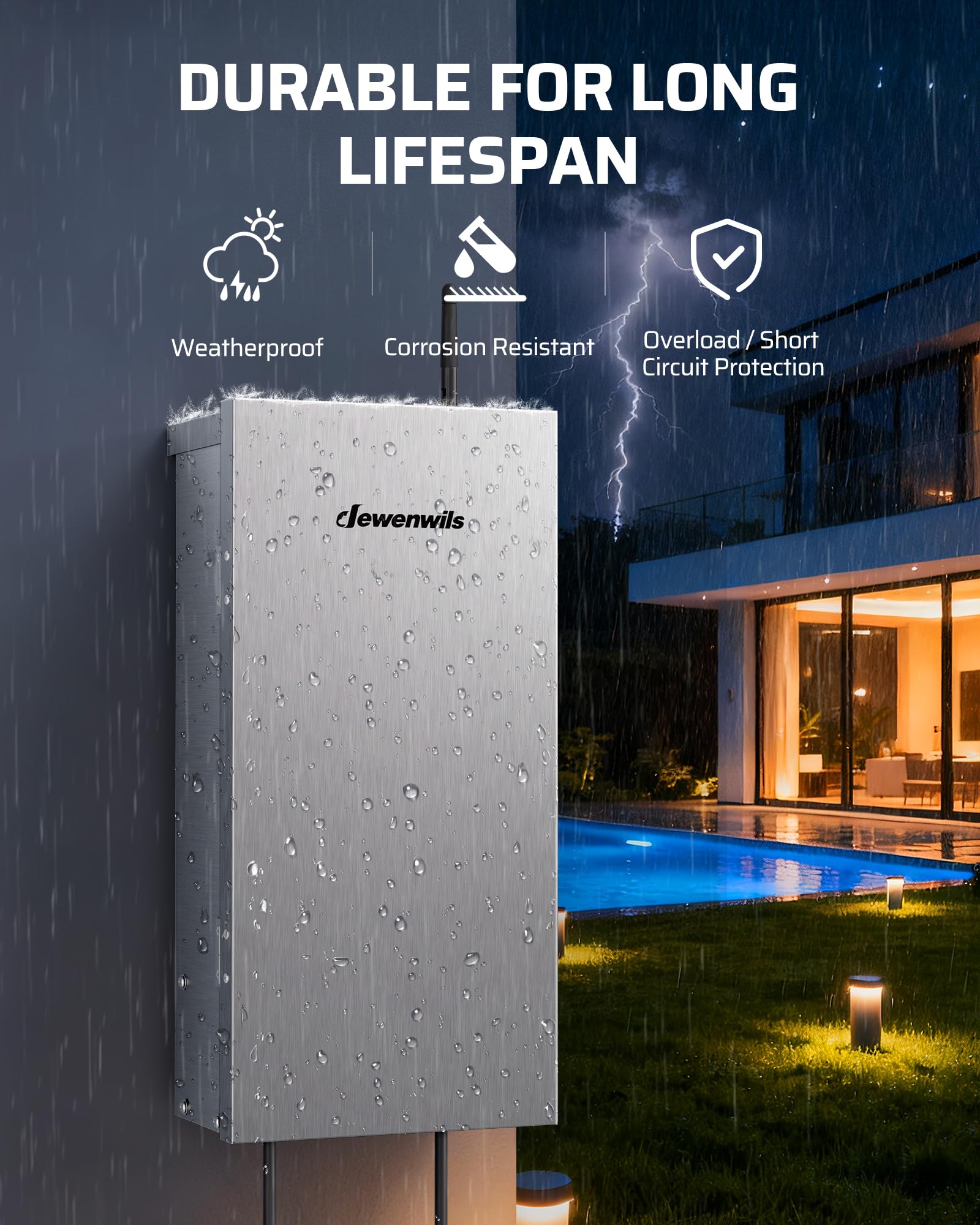 300W Wi-Fi niski Voltage Landscape Lighting Transformer