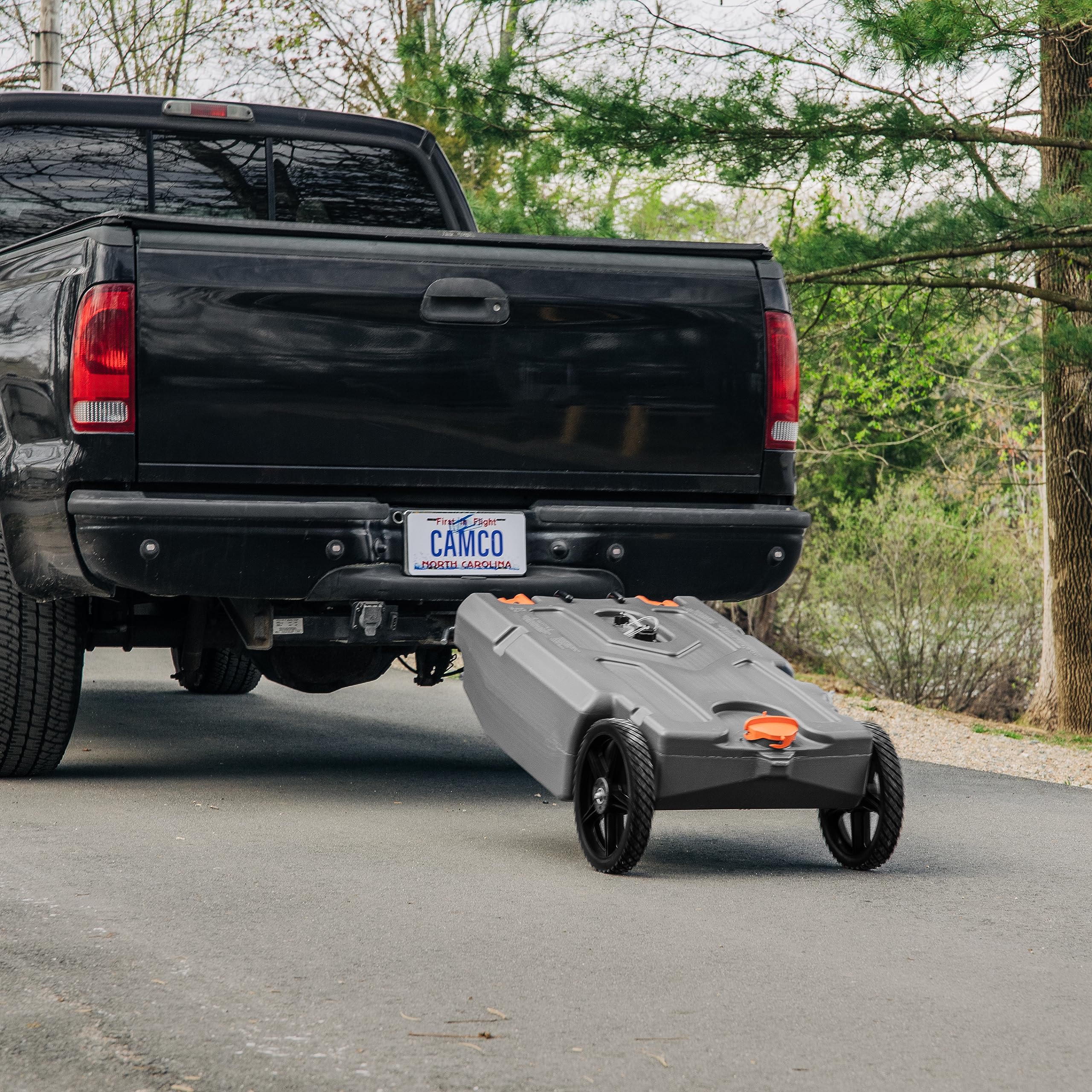 Rhino 36-galon RV Tote zbiornik z Heavy-duty koła