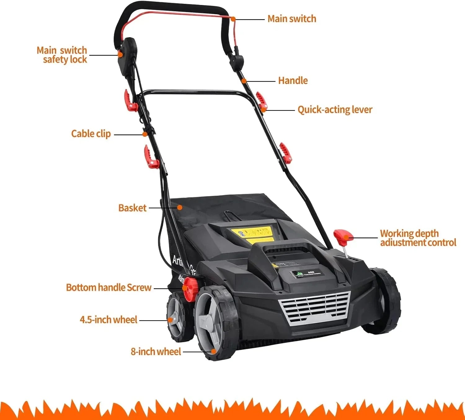 Artificial Turf Broom ogrodowy moc Brush z Collection skrzynka #sweepy skrzynka