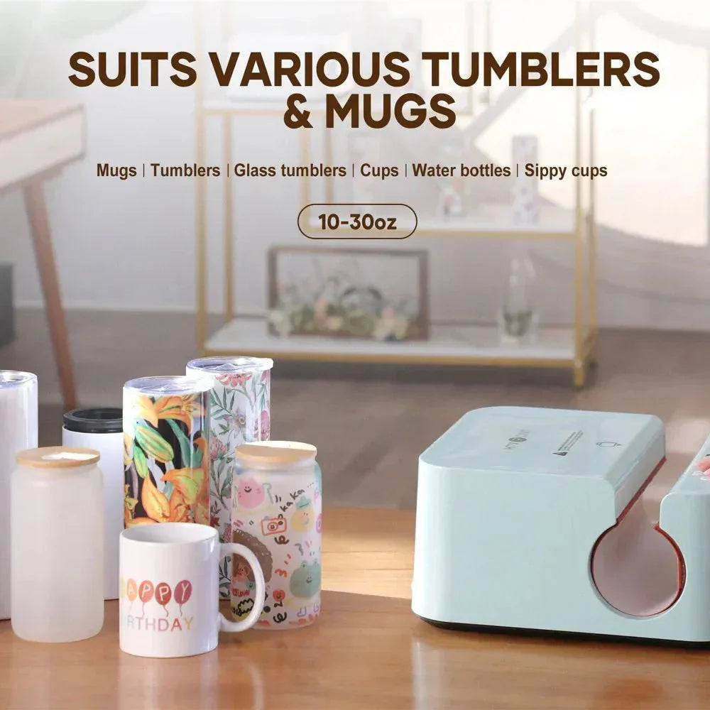 Samochodowy Tumbler Mug ciepło Press maszyna, do Sublimation Diy Print kubek Mug