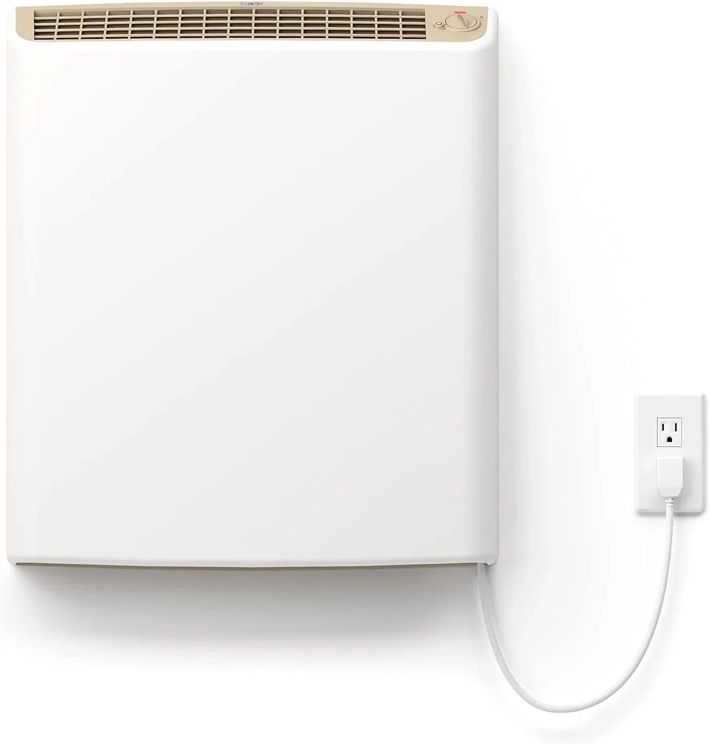 Plug-in Electric Panel Wall Heaters for Large Rooms, Featuring 1000 Watts, 24/7 Heating W/safety Sensor Protection, Patented Quiet Fan-less Design