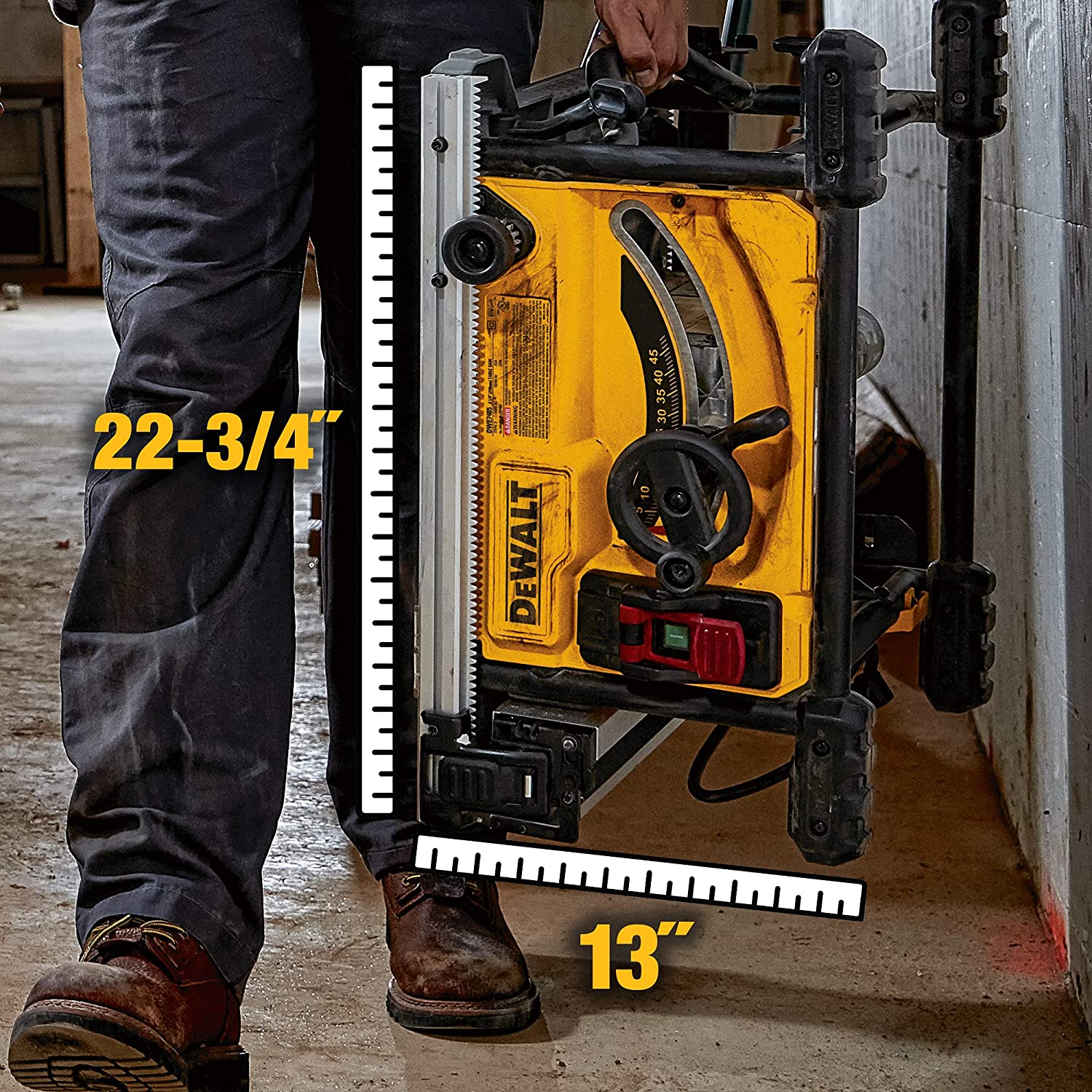 Pila stolowa, do Jobsite, kompaktowy, 8-1/4-cali (DWE7485)