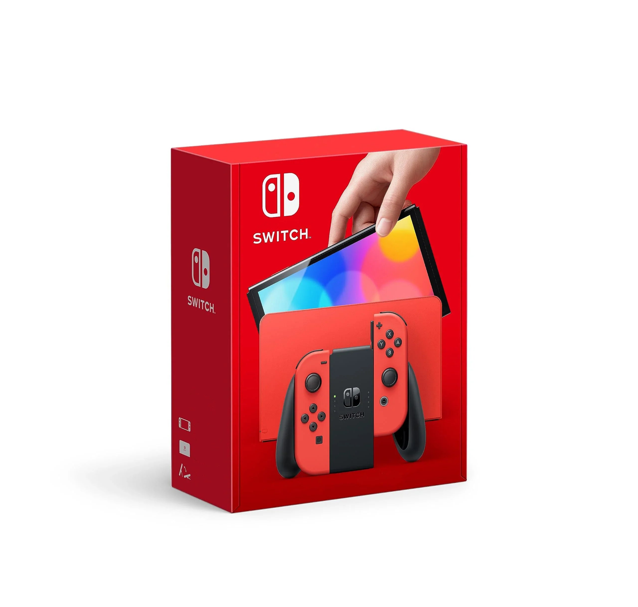 OLED model z Mario czerwony Edition