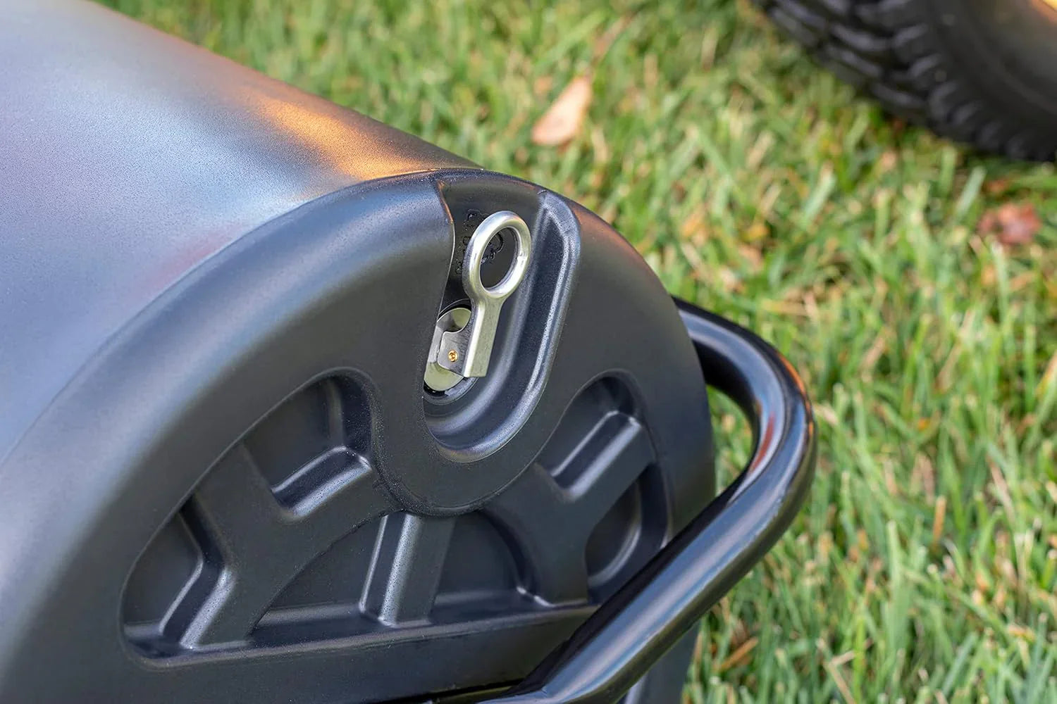 Lawn Roller - 45-0604 18-inch X 48-inch Tow Behind Poly, 550 Lbs Weight with Water - Poly Drum and Steel Frame, With Plug. Designed for Lawn