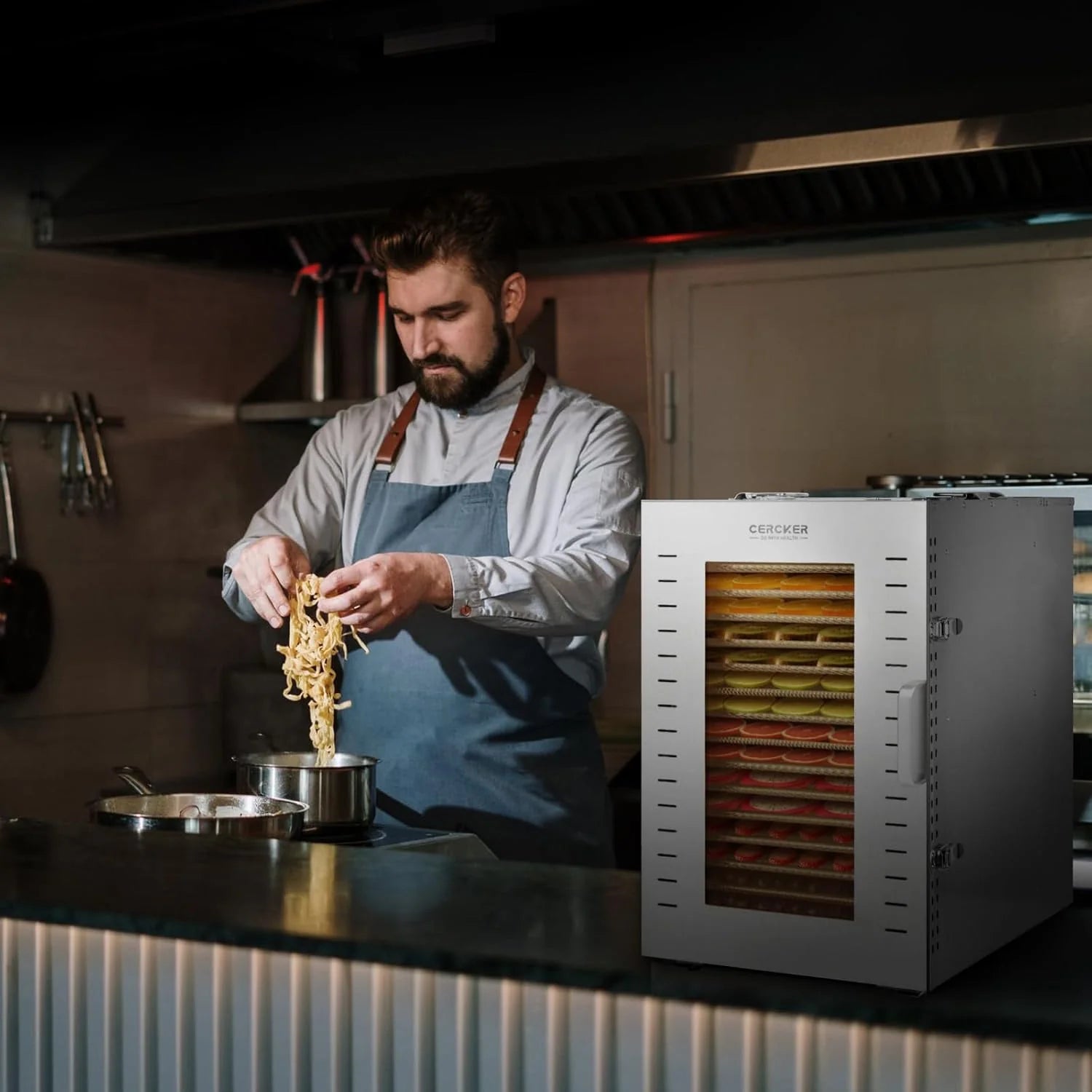 Żywności Dehydrator, komercyjny, 16 Trays 1500W 70-190 F duży