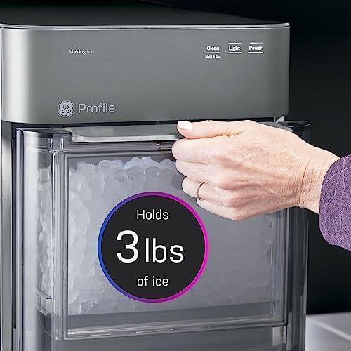 Tank - Opal 2.0 XL with 1 Gallon - Chewable Crunchable Countertop Nugget Ice Maker, Scoop Included, 38 Lbs in 24 Hours, Pellet Ice Machine