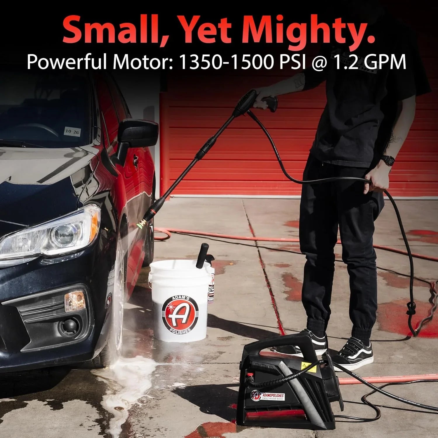 Pressure Washer - Electric, 2.0 - Powerful 1.4 GPM 2000 PSI Car Pressure Washer Sprayer, Snub Nose and Tip Attachment, Use, Car Soap, Patio Boat RV