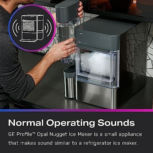 Tank - Opal 2.0 XL with 1 Gallon - Chewable Crunchable Countertop Nugget Ice Maker, Scoop Included, 38 Lbs in 24 Hours, Pellet Ice Machine