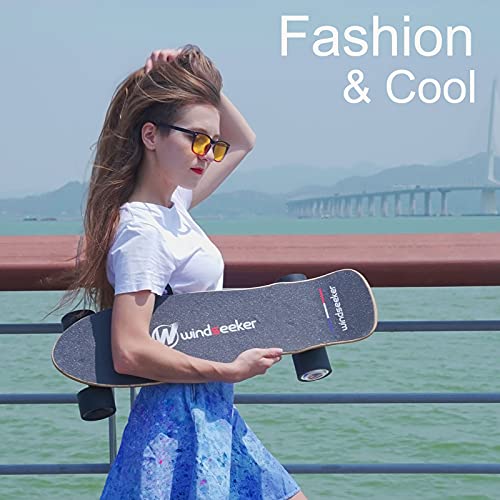 Skateboard, elektryczny model z pilot zdalnego sterowania do Beginners Cruiser E-ska z Diy Stickers