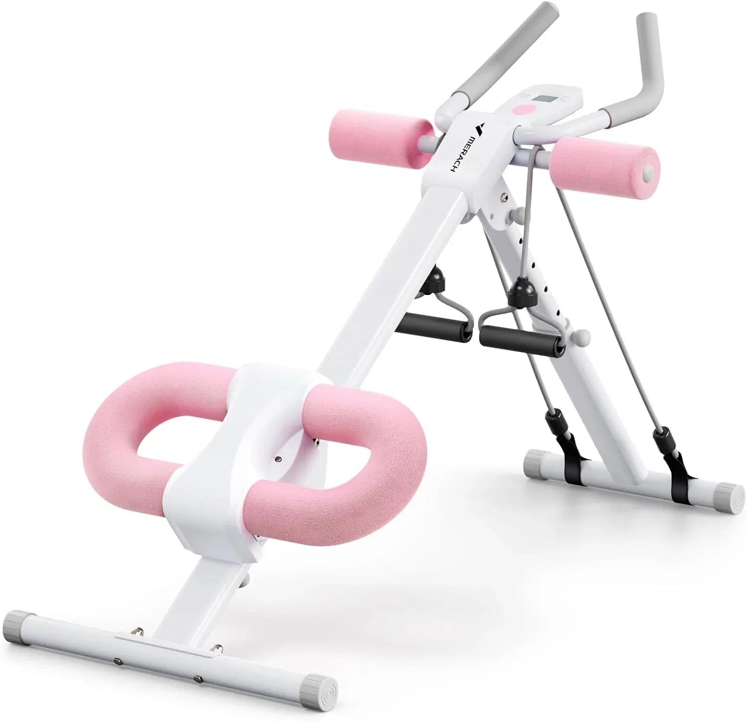 Workout Equipment, Featuring Adjustable Ab Trainer Machine for Abs Workout at Home Gym, Foldable, Knee Protection, Abdominal Trainer for Stomach Workout