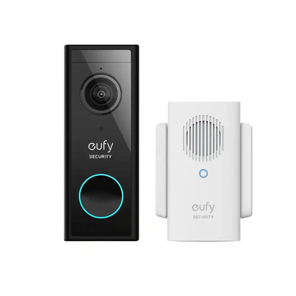 3e1fd73f6d338ee09df1d93fed43b3fa5c1ba54c168b7ed852512286c608e170 2K Wi-Fi bezprzewodowy smart Video kamera wideodomofon z Chime czarny