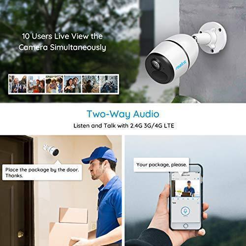 Security Camera - 3G/4G LTE Outdoor Solar-powered Celluar - Wirefree Rechargeable Battery Camera System