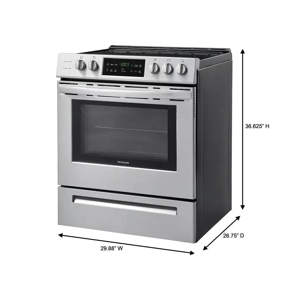 Piekarnik, 30 w. 5.0 Cu. ft. pojedynczy, stal nierdzewna