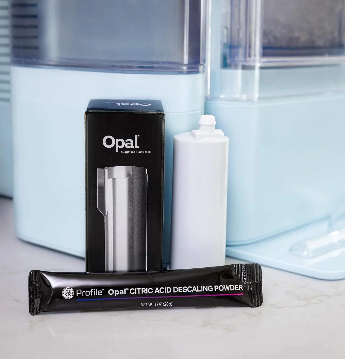 Tank - Opal 2.0 XL with 1 Gallon - Chewable Crunchable Countertop Nugget Ice Maker, Scoop Included, 38 Lbs in 24 Hours, Pellet Ice Machine
