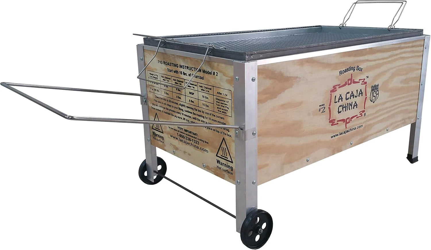 52e315c334d94a1492a62a880ab23b19a97154561c831aa85d6f41dbf3a379e9 Model 2 Pig Roaster z 100LB pojemność