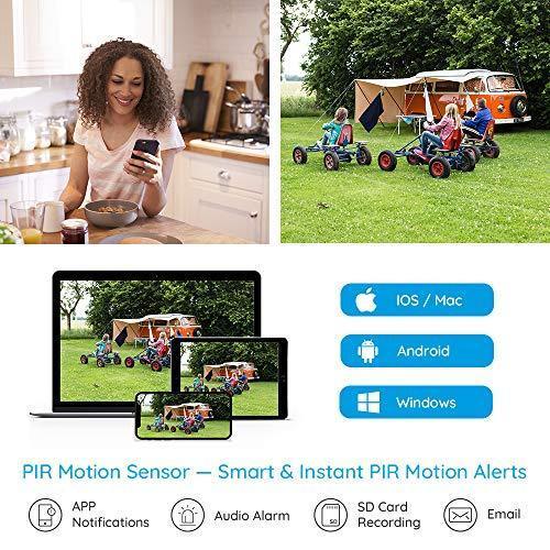 Security Camera - 3G/4G LTE Outdoor Solar-powered Celluar - Wirefree Rechargeable Battery Camera System