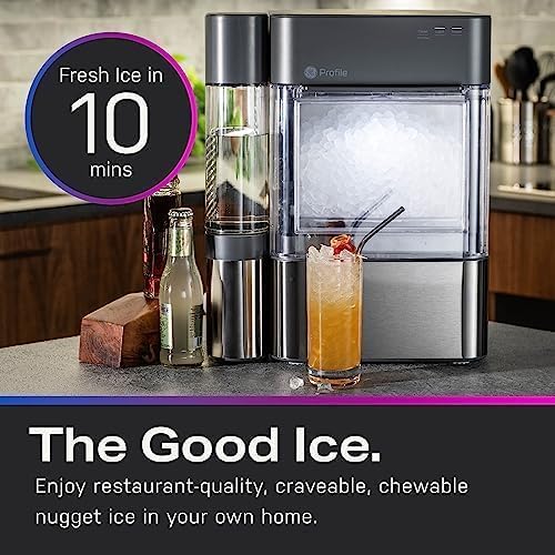Tank - Opal 2.0 XL with 1 Gallon - Chewable Crunchable Countertop Nugget Ice Maker, Scoop Included, 38 Lbs in 24 Hours, Pellet Ice Machine