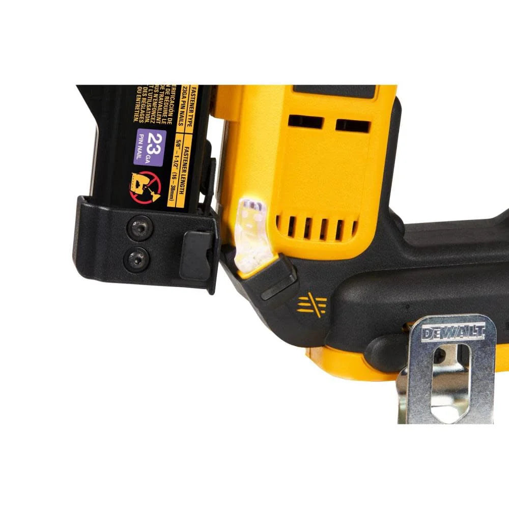 Gauge, kompaktowy seria 20V maks Pin Nailer 23, zestaw DCN623D1