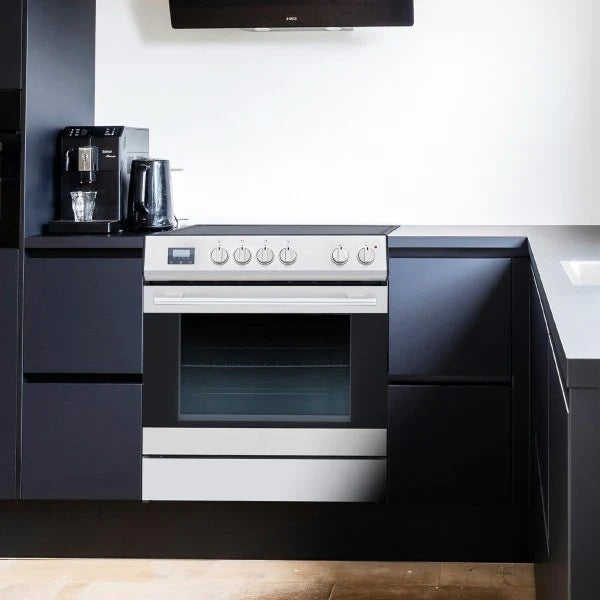 Range - Front Control Electric, Oven with 5 Cooktop Elements with 6 Cooking Power Options - Freestanding Oven, 5.0 Cu. Ft. Capacity Stainless Steel