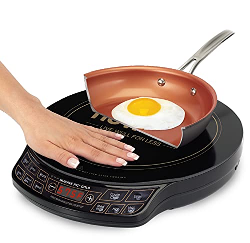 Złoty Precision Induction Cooktop z Powerful z duży 8 Heating Coil