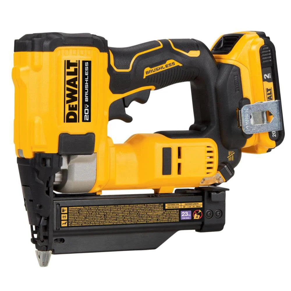 Gauge, kompaktowy seria 20V maks Pin Nailer 23, zestaw DCN623D1