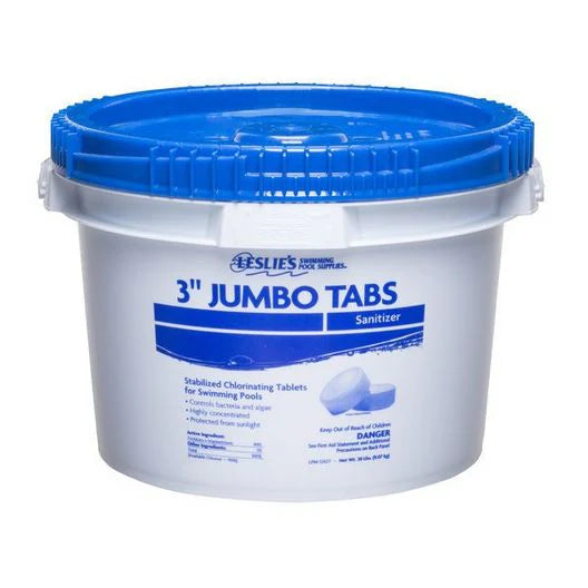 Basen, Leslie S 3 w. Jumbo Chlorine, Tabs 20 lb. Bucket