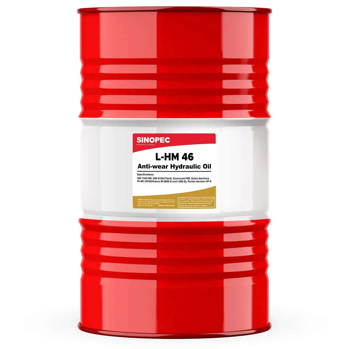 83c896a8fa241323e6bbc3715ede93ed18fc3a0e929d23b821620e17ff1760b8 Oil, 46 premium Anti-wear hydrauliczny, Fluid, 55 galon Drum (200L, 52.83 Gal)