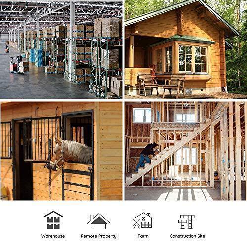 Security Camera - 3G/4G LTE Outdoor Solar-powered Celluar - Wirefree Rechargeable Battery Camera System
