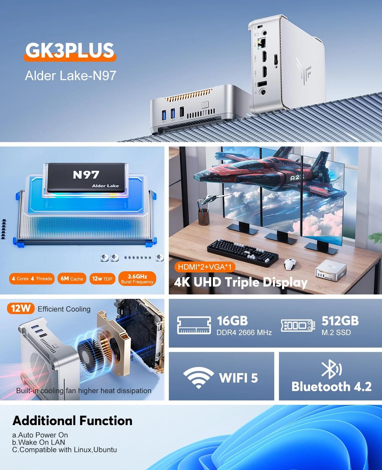90ae76306cf6484d892a41b7fbac297424493a6d85650efb1f42e4cc8d29a722 GK3Plus mini PC z 16GB RAM 512GB M.2 SSD mini Computers