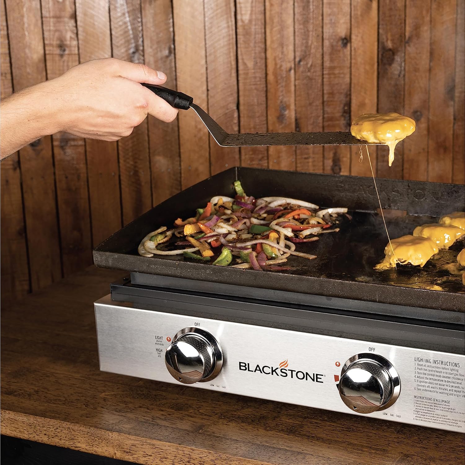 912042c2eada399dd12eefd26dcec58475e31e2f2be1b977200a833a1beba519 1666 22 Tabletop z stal nierdzewna Faceplate Griddle, Powder Coated stal, czarny