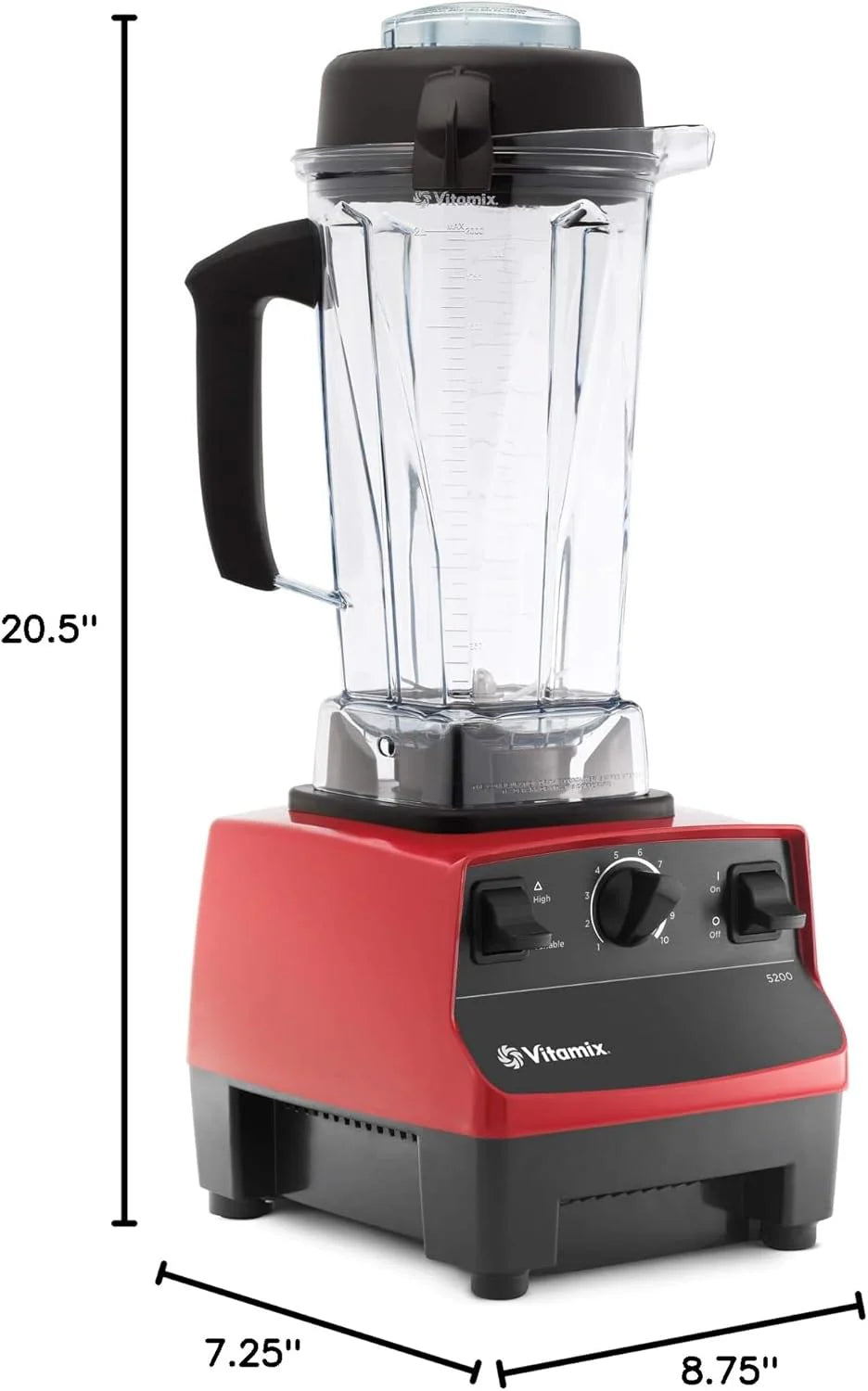 5200 Blender, 64 Oz Container, Self-cleaning, czarny