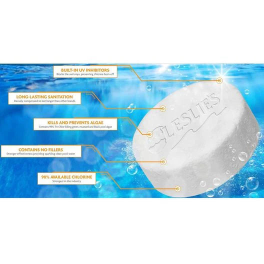 Basen, Leslie S 3 w. Jumbo Chlorine, Tabs 20 lb. Bucket