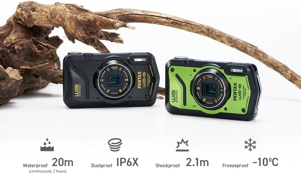 Camera - The Black All-weather Exploration, Features Excellent Waterproof - Dustproof and Shockproof Capabilities, And Is Equipped with a