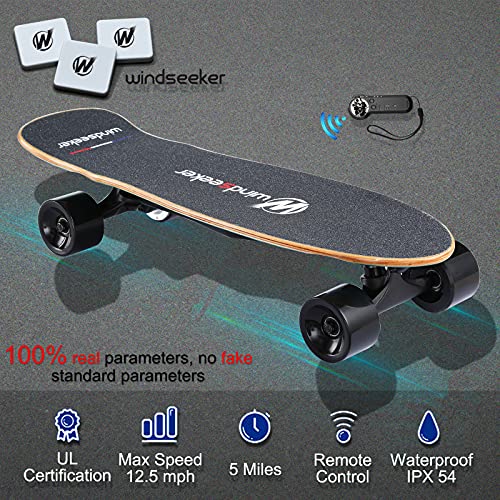Skateboard, elektryczny model z pilot zdalnego sterowania do Beginners Cruiser E-ska z Diy Stickers